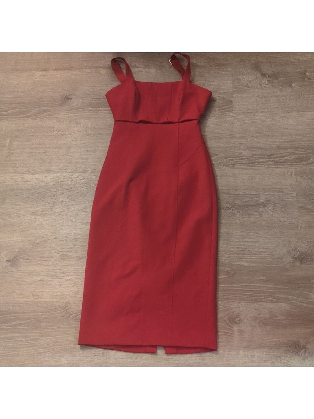 Cinq a Sept Dakota red dress size 2